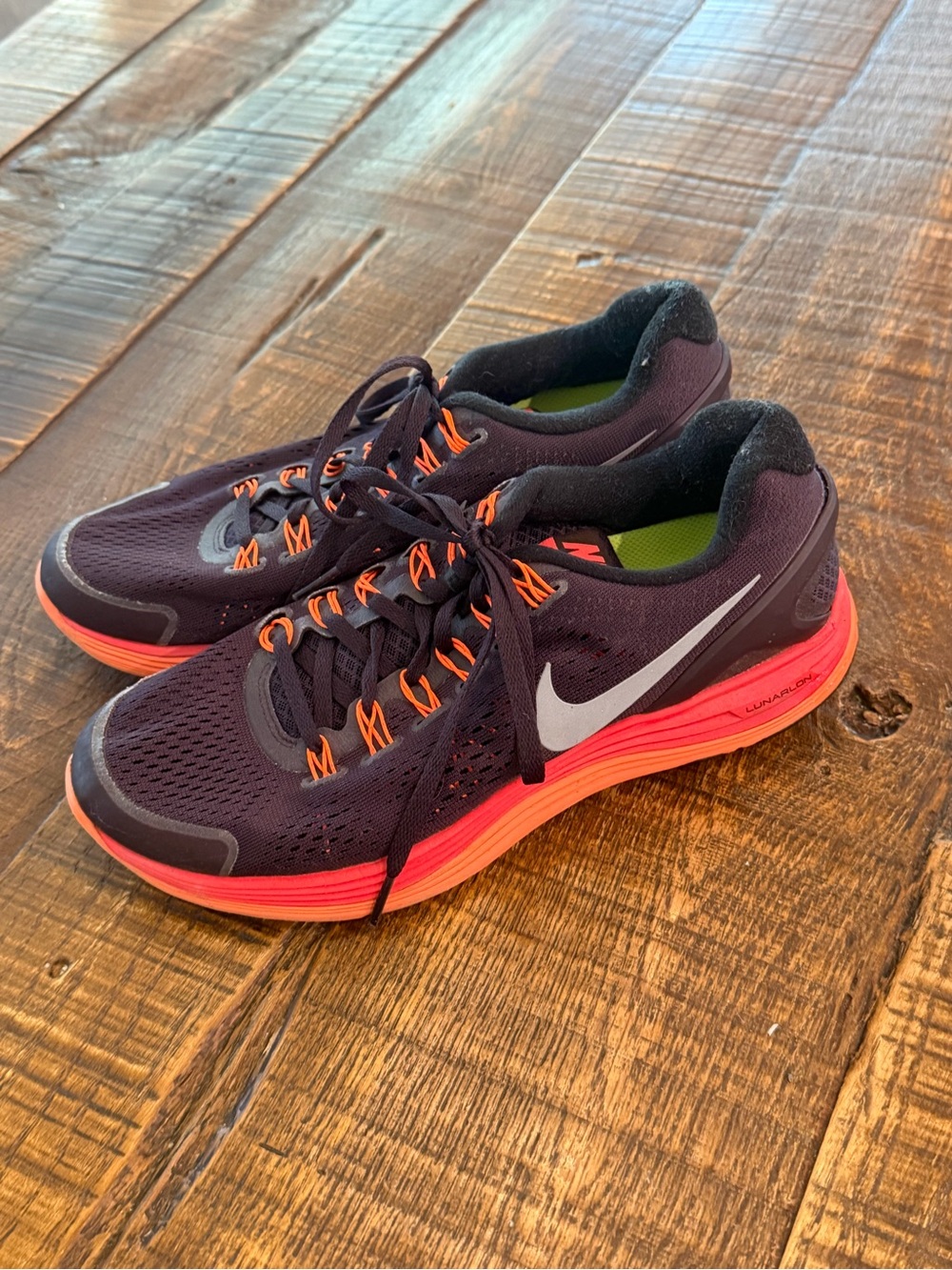 Nike Women's Running Shoes - Plum with Coral Accents